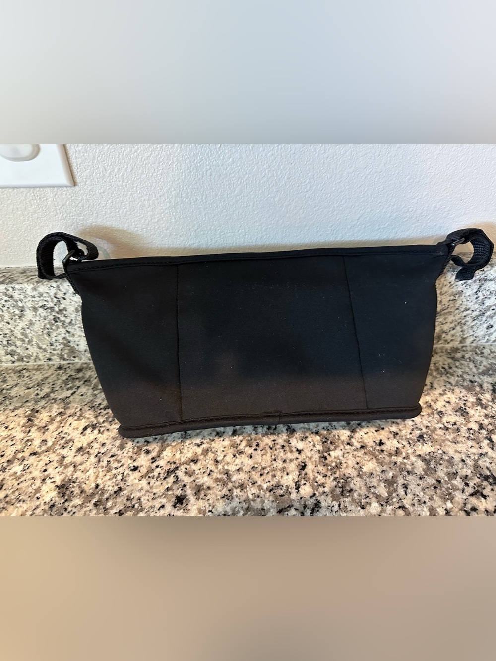 Skip Hop Black Waist Belt Bag with Front Zip Pocket - Picture 3 of 4